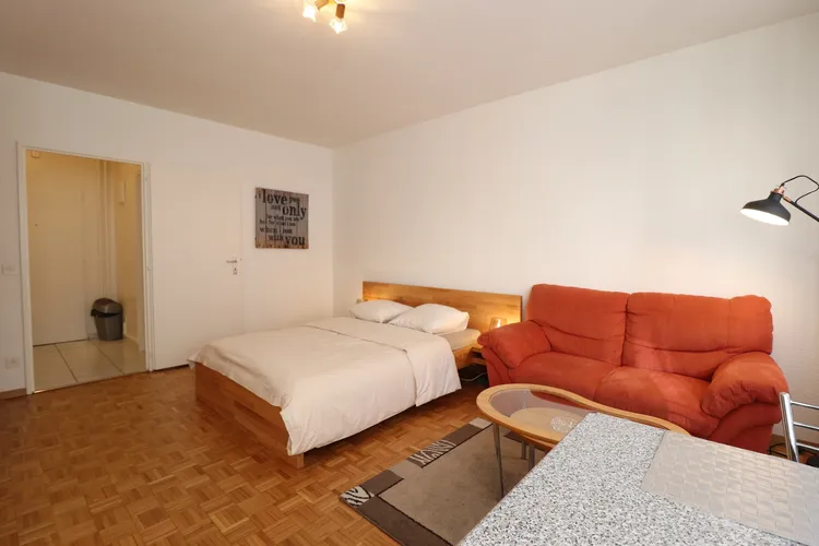 Very nice and fully furnished studio apartment low-budget in Champel, Geneva Interior 1